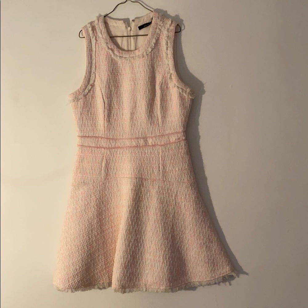 Pink Tweed Dress Size M 👗